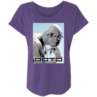 Thumbnail for RODINS THE THINKER X OOTO EN BASE LIGHTING - NL6760 Ladies' Triblend Dolman Sleeve - 10 COLORS -