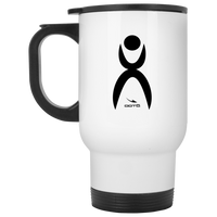 Thumbnail for OOTO - GLYPHIC EN BLACK - XP8400W White Travel Mug - 1 COLOR -