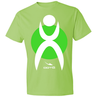 Thumbnail for GLYPHIC EN WHITE OVER LIME CIRCLE - 980 Lightweight T-Shirt 4.5 oz - 6 COLORS -