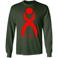 Thumbnail for GLYPHIC EN RED - G240 LS Ultra Cotton T-Shirt - 10 COLORS -