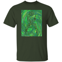 Thumbnail for GLYPHIC EN HALTED PHASE OVER GREEN STORM -  G500 5.3 oz. T-Shirt - 6 COLORS -