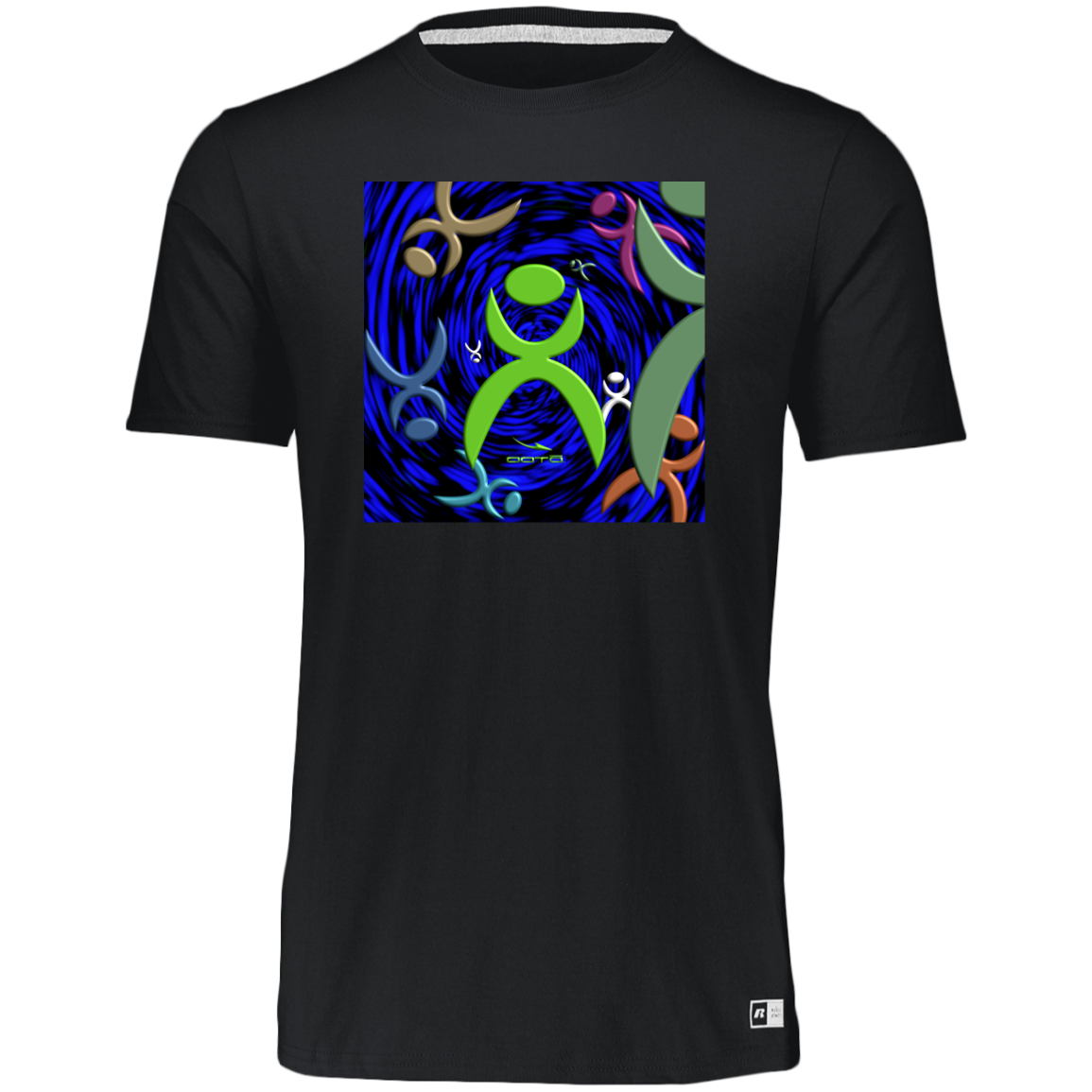 OOTO - GLYPHIC EN DIMENSIONAL GRASP - 64STTB Youth Essential Dri-Power Tee - 1 COLOR -