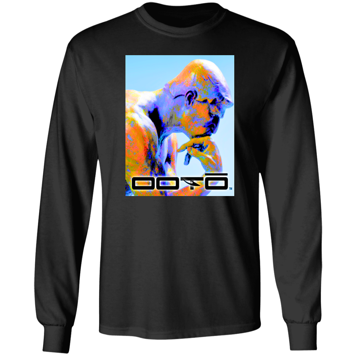 RODINS THE THINKER X OOTO EN MULTI COLOR - G240 LS Ultra Cotton T-Shirt - 6 COLORS -