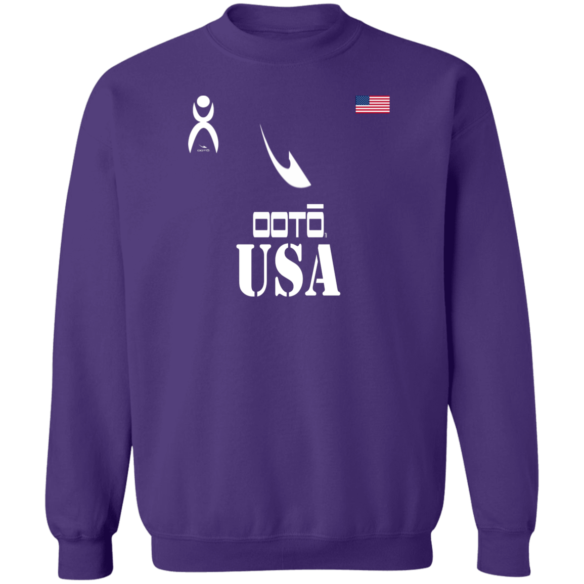 OOTO - USA - G180 Crewneck Pullover Sweatshirt - 10 COLORS -