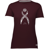 Thumbnail for GLYPHIC EN HALTED PHASE WHITE - 64STTX Ladies’ Essential Dri-Power Tee - 6 COLORS -