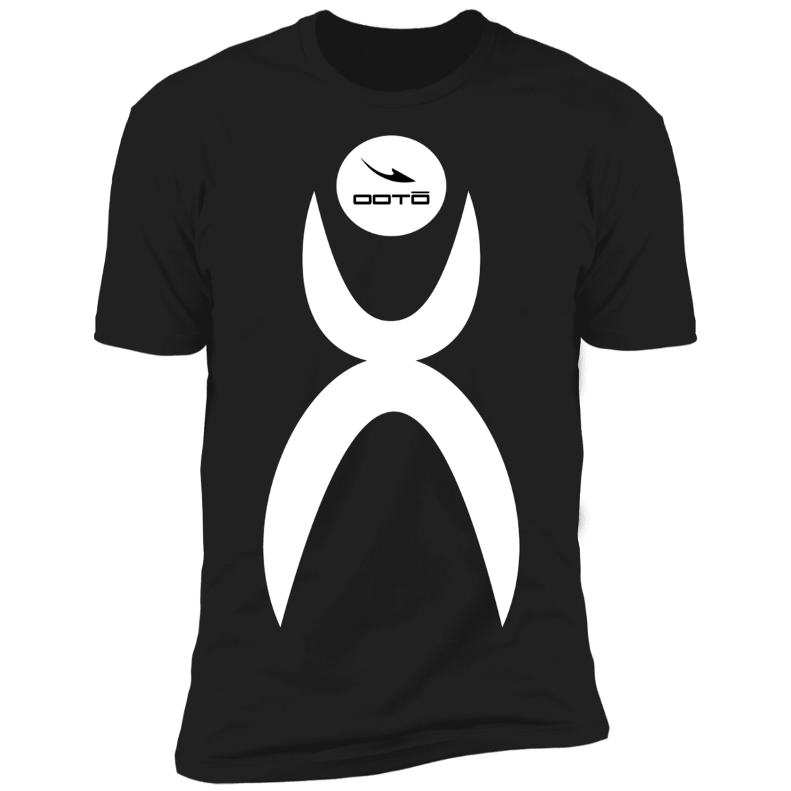 GLYPHIC EN WHITE - DASH EN BLACK - NL3600 Premium Short Sleeve T-Shirt - 10 COLORS -