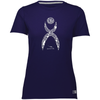 Thumbnail for GLYPHIC EN HALTED PHASE WHITE - 64STTX Ladies’ Essential Dri-Power Tee - 6 COLORS -