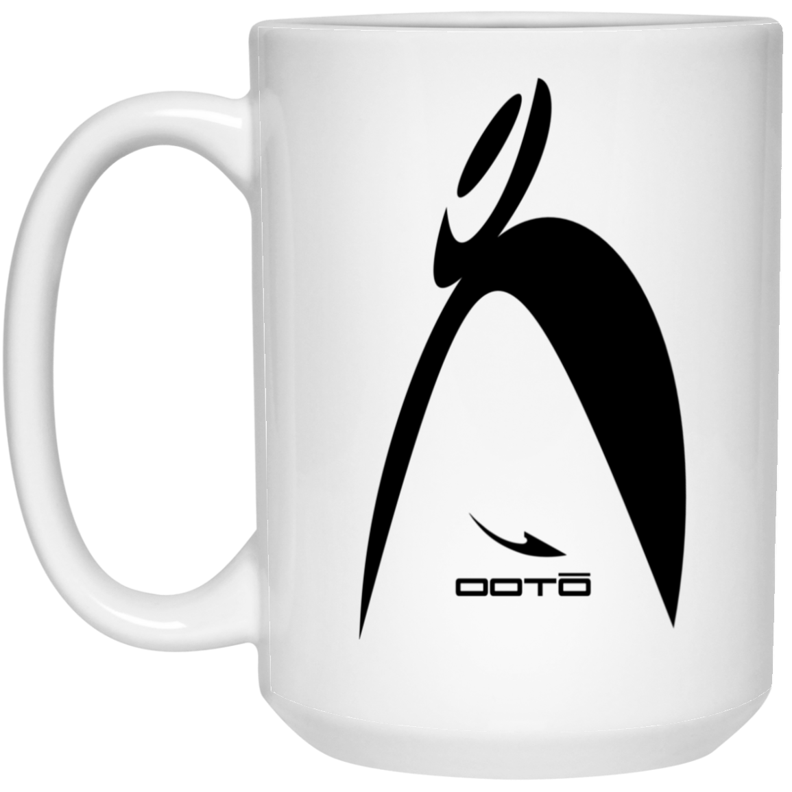 OOTO - BIG STEPPIN GLYPHIC EN BLACK - 21504 15 oz. White Mug - 1 COLOR -