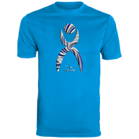 Thumbnail for OOTO - GLYPHIC EN DEEP BLUE WITH NEW GALLACTIC FENCE - 791 Youth Moisture-Wicking Tee - 6 COLORS -