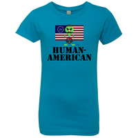 Thumbnail for OOTO - AL HUMAN-AMERICAN - NL3710 Girls' Princess T-Shirt - 7 COLORS -