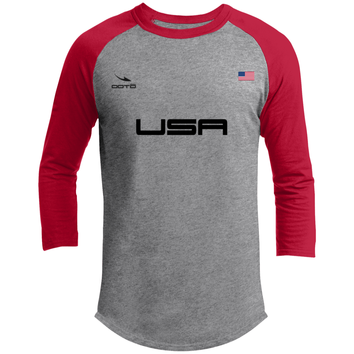 USA OOTO - T200 3/4 Raglan Sleeve Shirt - 4 COLORS -