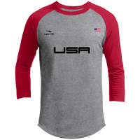 Thumbnail for USA OOTO - T200 3/4 Raglan Sleeve Shirt - 4 COLORS -