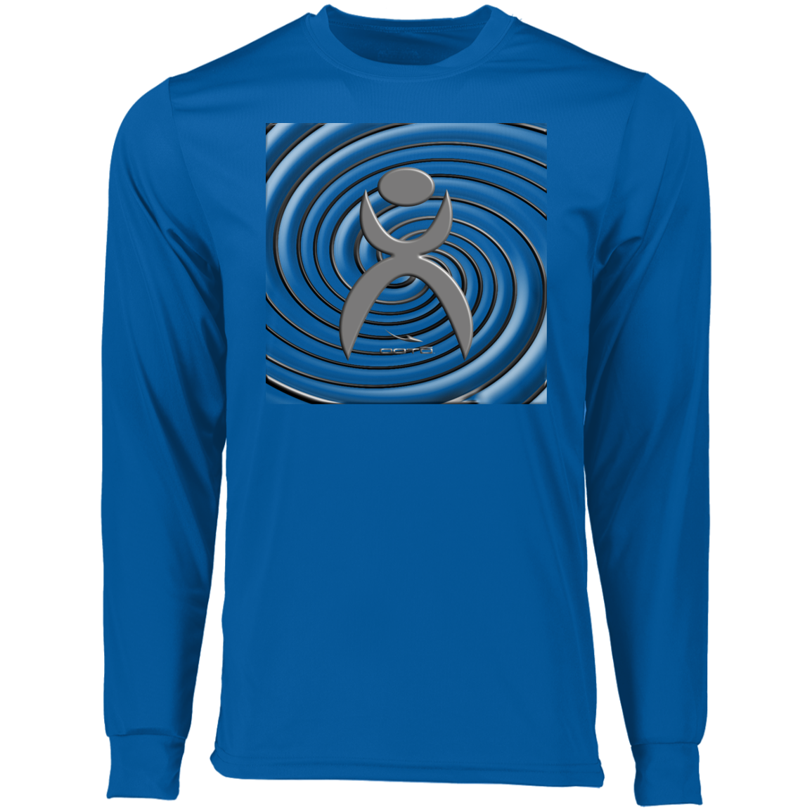 SPIRALING GLYPHIC - 788 Long Sleeve Moisture-Wicking Tee - 6 COLORS -