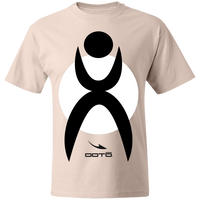 Thumbnail for GLYPHIC EN BLACK OVER WHITE CIRCLE - 5180 Beefy T-Shirt - 4 COLORS -