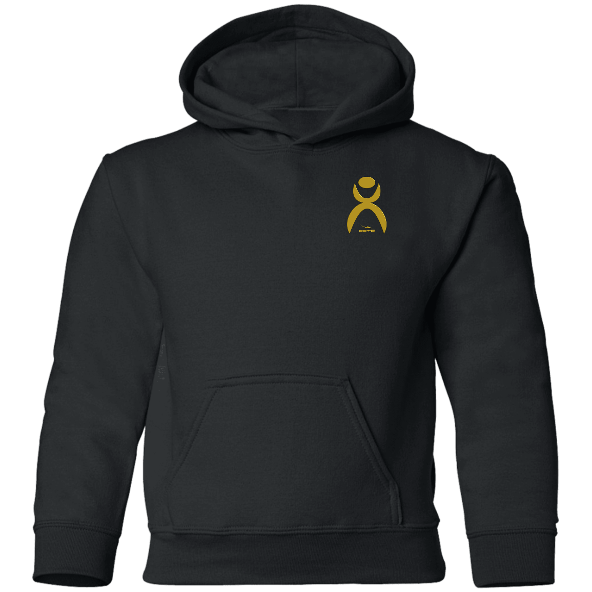 OOTO - GLYPHIC EN GOLD - 3D PRINT - G185B Youth Pullover Hoodie - 1 COLOR -