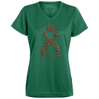 Thumbnail for GLYPHIC EN HALTED PHASE - 1790 Ladies’ Moisture-Wicking V-Neck Tee - 6 COLORS -