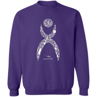 Thumbnail for OOTO - GLYPHIC EN HALTED PHASE WHITE G180 Crewneck Pullover Sweatshirt - 8 COLORS -