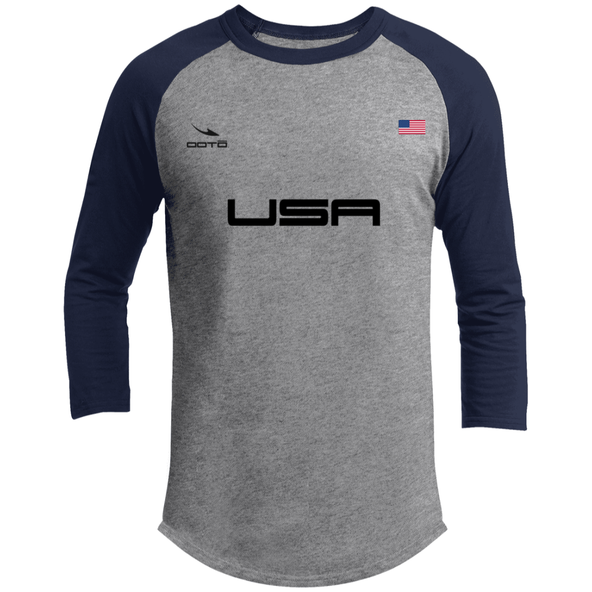 USA OOTO - T200 3/4 Raglan Sleeve Shirt - 4 COLORS -