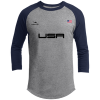 Thumbnail for USA OOTO - T200 3/4 Raglan Sleeve Shirt - 4 COLORS -