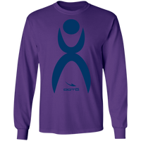 Thumbnail for GLYPHIC EN BLUE - G240 LS Ultra Cotton T-Shirt - 10 COLORS -