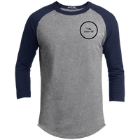 Thumbnail for OOTO - DASH EN BLACK - YT200 Youth 3/4 Raglan Sleeve Shirt - 8 COLORS -