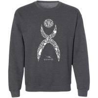 Thumbnail for OOTO - GLYPHIC EN HALTED PHASE WHITE G180 Crewneck Pullover Sweatshirt - 8 COLORS -