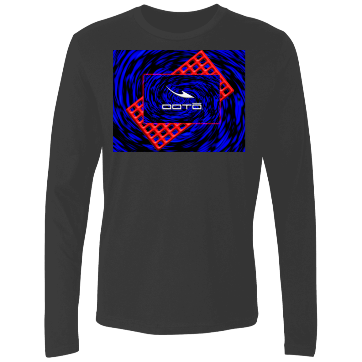 RED GRID EN DARK TUNNEL - NL3601 Men's Premium LS - 5 COLORS -