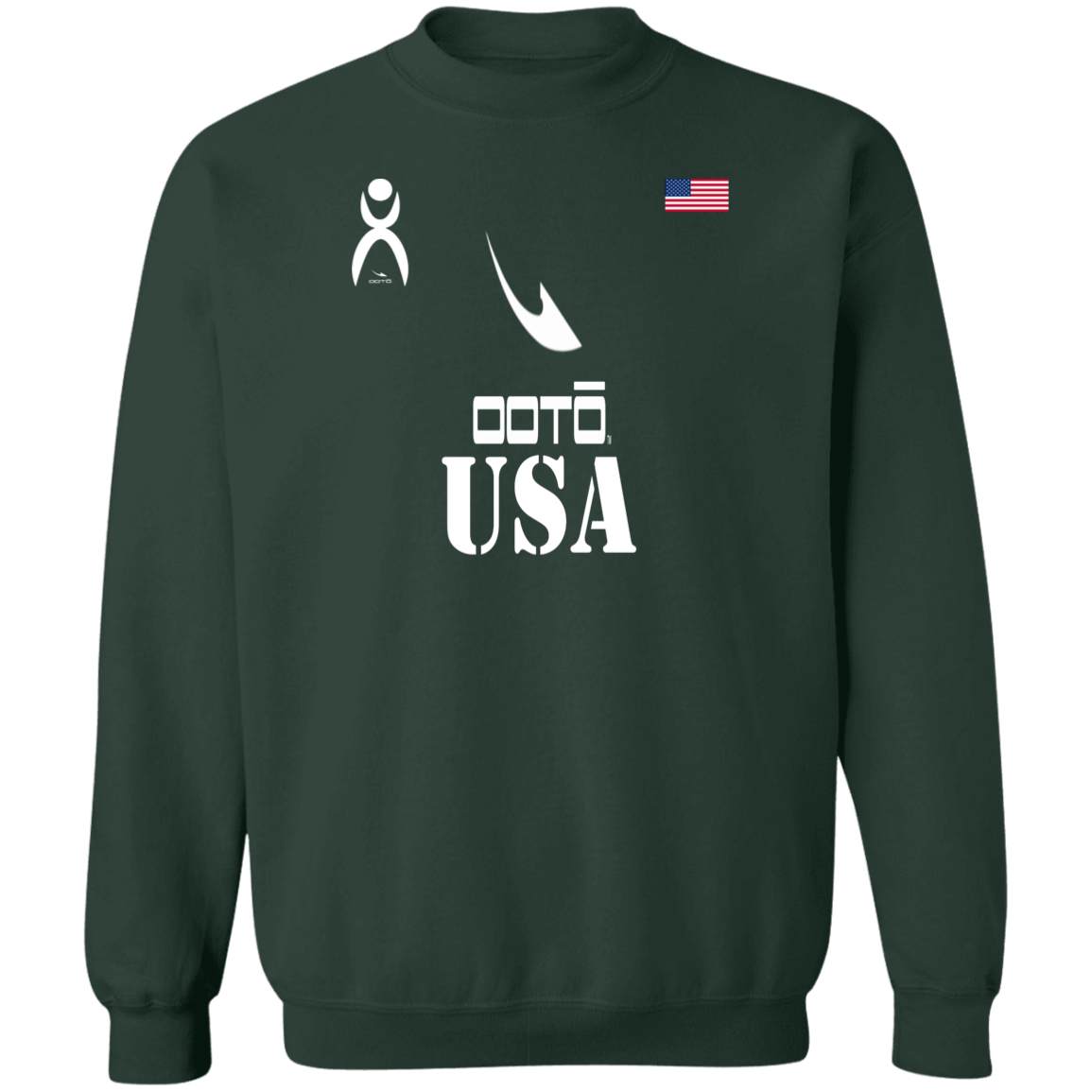 OOTO - USA - G180 Crewneck Pullover Sweatshirt - 10 COLORS -