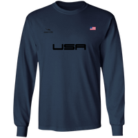 Thumbnail for USA OOTO BLACK - G240 LS Ultra Cotton T-Shirt - 5 COLORS -