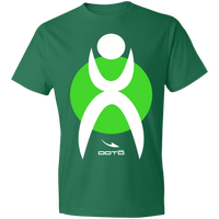 Thumbnail for GLYPHIC EN WHITE OVER LIME CIRCLE - 980 Lightweight T-Shirt 4.5 oz - 6 COLORS -