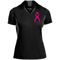 Thumbnail for OOTO - GLYPHIC EN NEON PINK - LST655 Ladies' Colorblock Performance Polo - 4 COLORS -