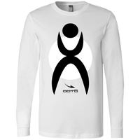 Thumbnail for GLYPHIC EN BLACK OVER WHITE CIRCLE - 3501 Men's Jersey LS T-Shirt - 4 COLORS -