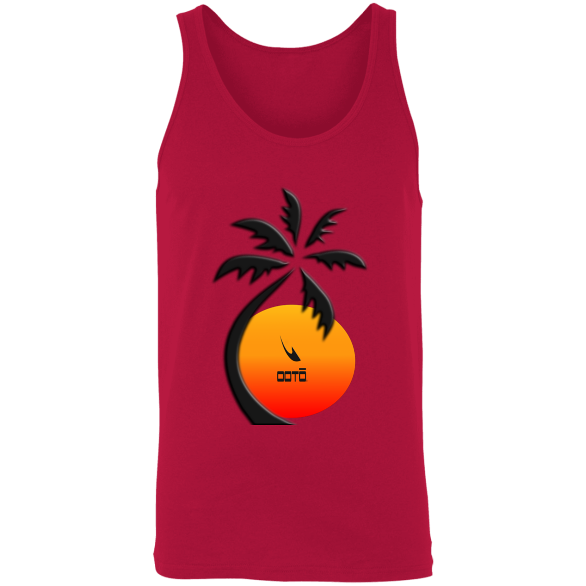 PALM SUNSET - 3480 Unisex Tank - 8 COLORS -