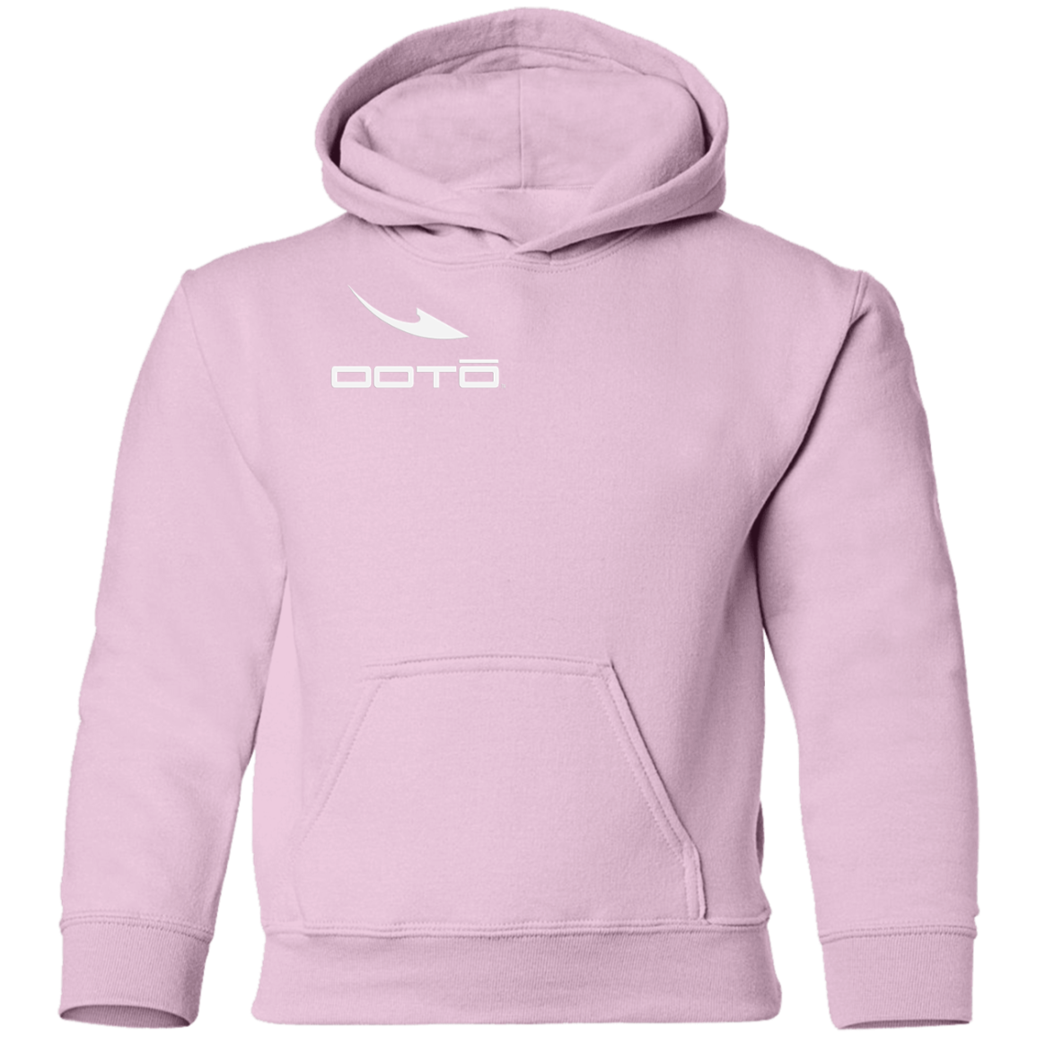 OOTO - DASH EN WHITE M G185B Youth Pullover Hoodie - 11 COLORS -