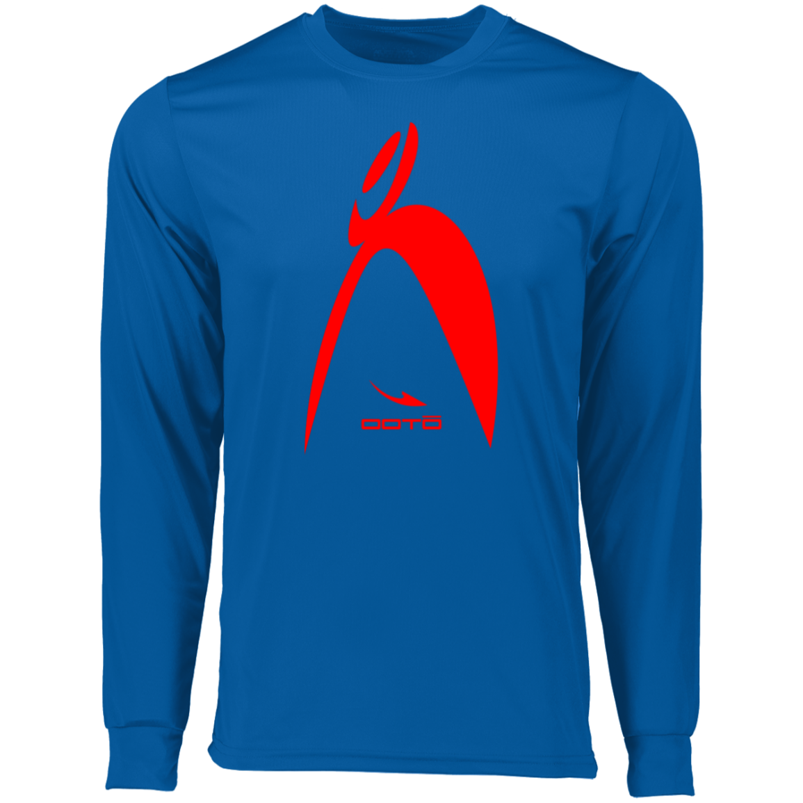 BIG STEPPIN GLYPHIC EN RED - 1 RD 788 Long Sleeve Moisture-Wicking Tee - 5 COLORS -