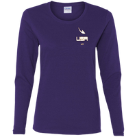 Thumbnail for USA OOTO DASH EN WHITE STRETCH - MZ OG - G540L Ladies' Cotton LS T-Shirt - 7 COLORS -