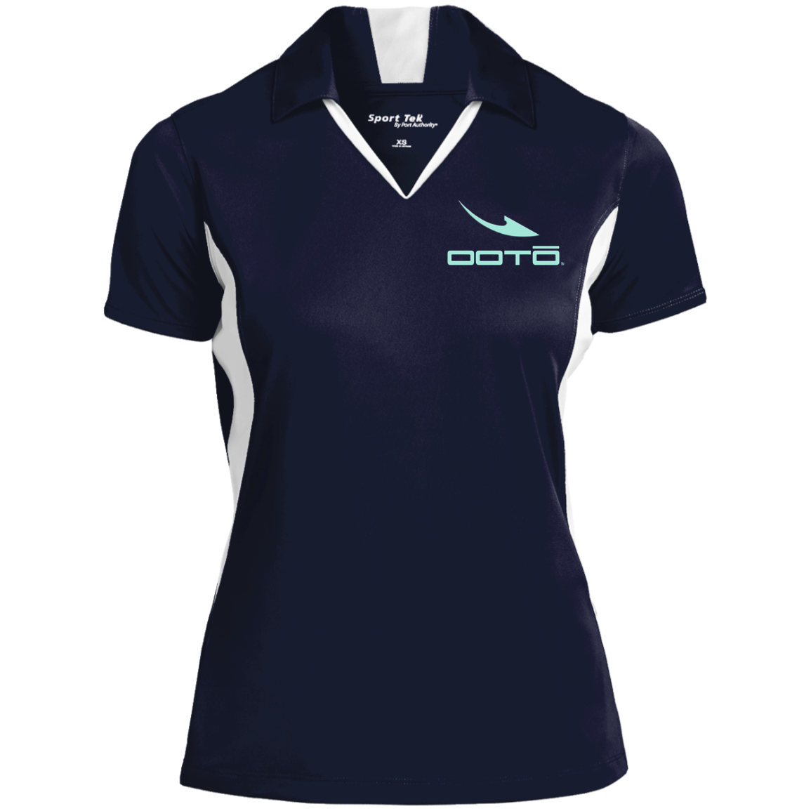 OOTO - DASH EN POWDER BLUE GREEN - LST655 Ladies' Colorblock Performance Polo - 3 COLORS -