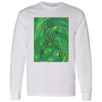 Thumbnail for GLYPHIC EN HALTED PHASE OVER GREEN STORM - G540 LS T-Shirt 5.3 oz. - 4 COLORS -