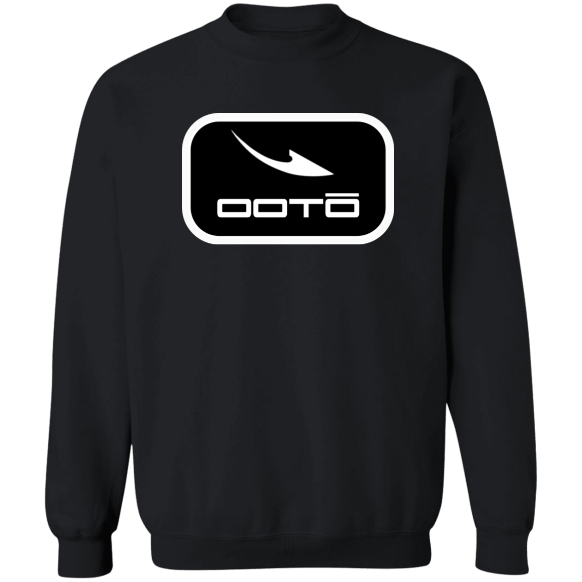 OOTO - DASH EN  WHITE - G180 Crewneck Pullover Sweatshirt - 9 COLORS -