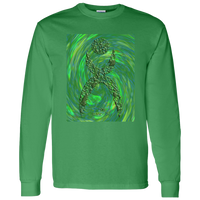 Thumbnail for GLYPHIC EN HALTED PHASE OVER GREEN STORM - G540 LS T-Shirt 5.3 oz. - 4 COLORS -