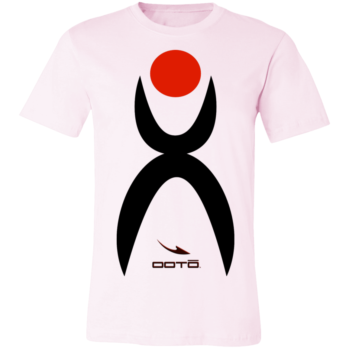 GLYPHIC EN BLACK AND RED - 3001C Unisex Jersey Short-Sleeve T-Shirt - 10 COLORS -