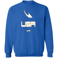 Thumbnail for USA OOTO DASH EN WHITE STRETCH - MZ OG -  Z65x Crewneck Pullover Sweatshirt - 7 COLORS -