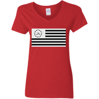 Thumbnail for HEAVENS TO BETSY FLAG - G500VL Ladies' 5.3 oz. V-Neck T-Shirt - 5 COLORS -