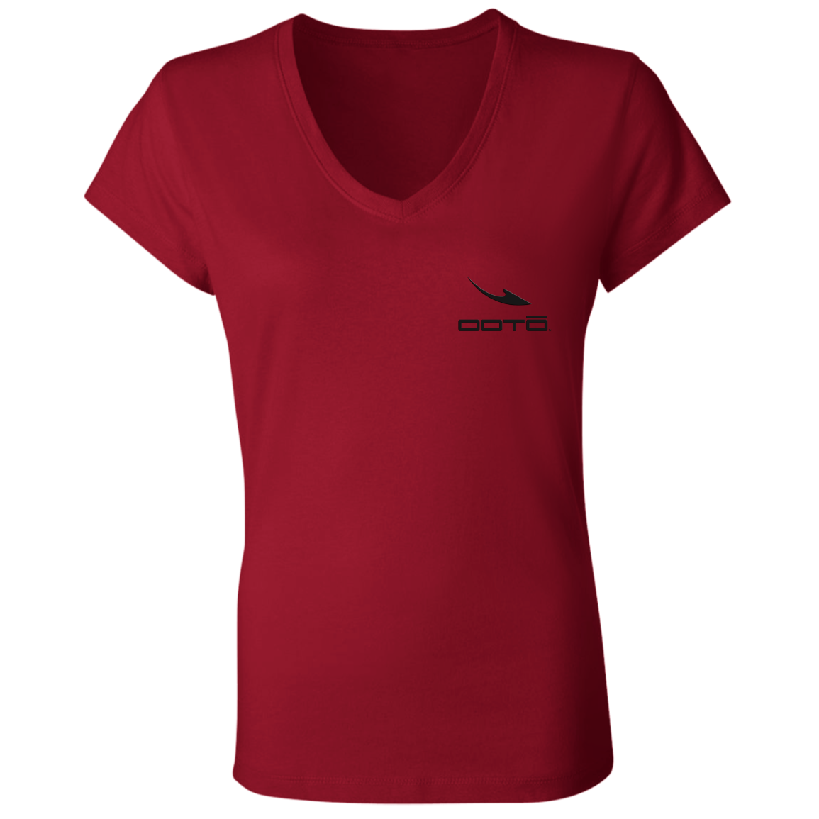 DASH EN BLACK - B6005 Ladies' Jersey V-Neck T-Shirt - 1 COLOR -