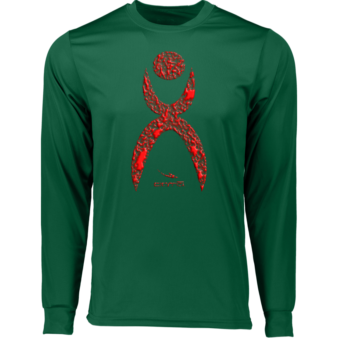 GLYPHIC EN HALTED PHASE RED - 788 Long Sleeve Moisture-Wicking Tee - 6 COLORS -