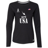 Thumbnail for USA - 64LTTX Ladies’ Essential Dri-Power Long Sleeve Tee - 3 COLORS -