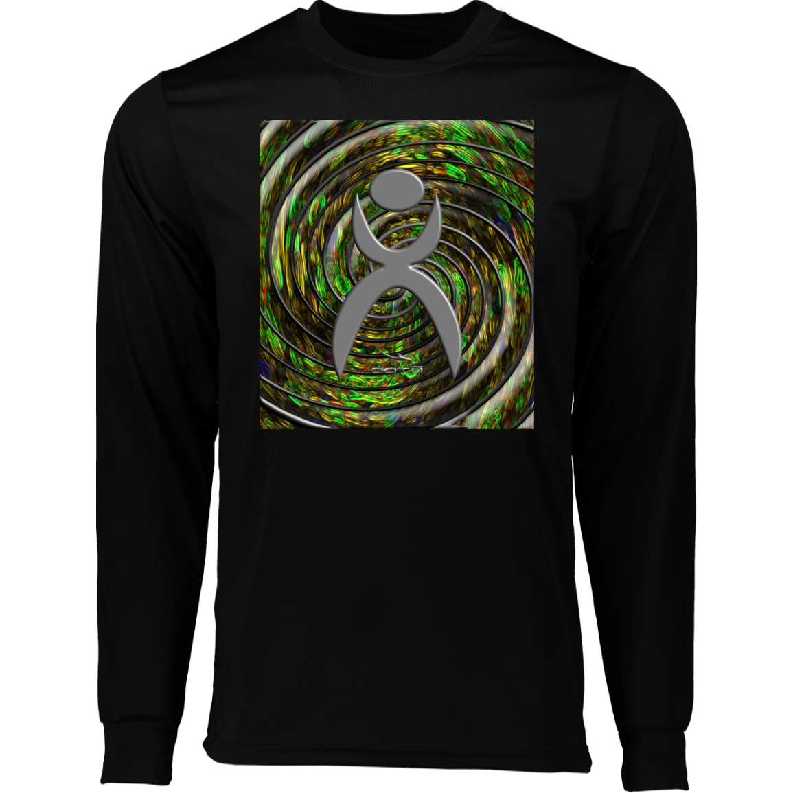 GLYPHIC EN SPIRAL EPIC JOURNEY D4 - 788 Long Sleeve Moisture-Wicking Tee - 4 COLORS -