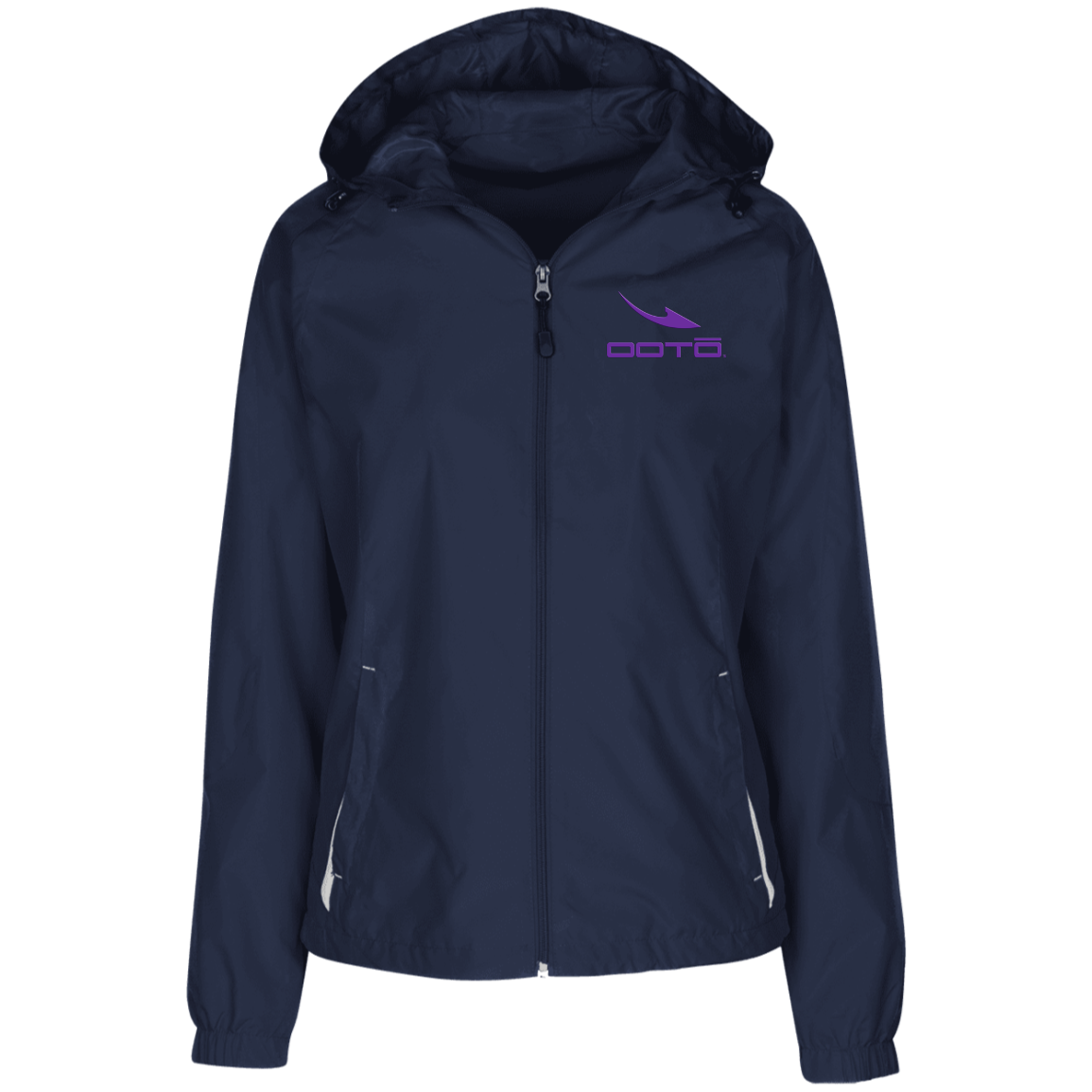 OOTO - DASH EN PURPLE - LST76 Ladies' Jersey-Lined Hooded Windbreaker - 3 COLORS -