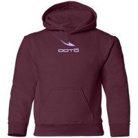 Thumbnail for OOTO - DASH EN POWDER LAVENDER small centered G185B Youth Pullover Hoodie - 7 COLORS -