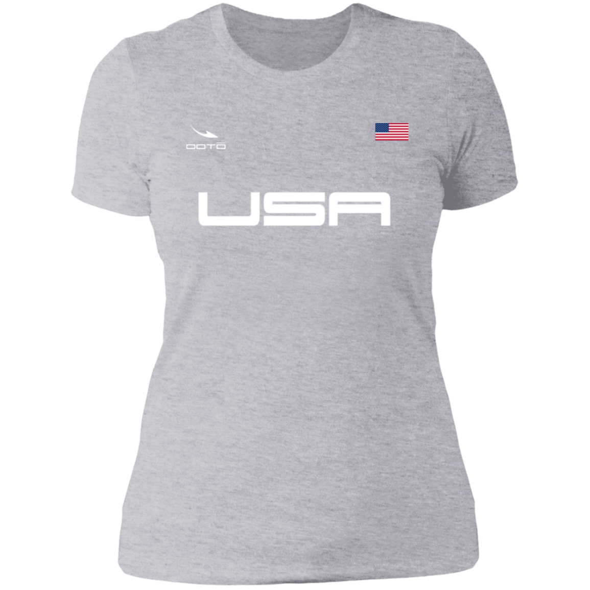 USA - Ladies' Boyfriend T-Shirt - 7 COLORS -